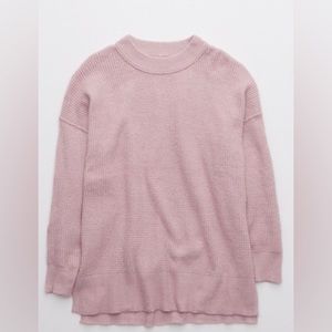 Aerie waffle knit crew sweater